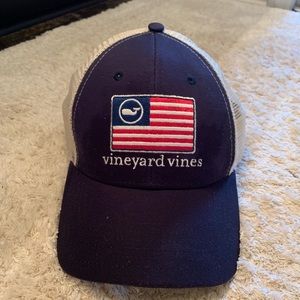 Vineyard Vines whale flag hat